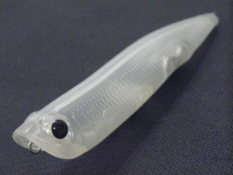 wLure 10 Blank Unpainted Popper Topwater Twitch Fishing Lures UPW622 - Image 3